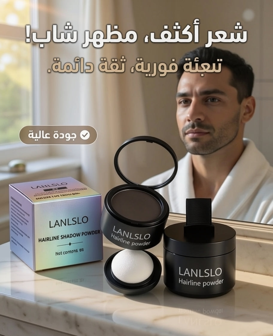بودرة ملأ فراغات الشعر للنساء