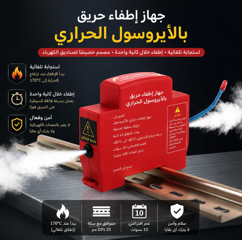 Extincteur Smart 10G - طفاية الحريق الأوتوماتيكية