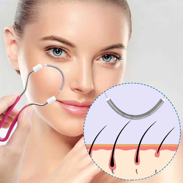 Epilateur Visage — أداة إزالة شعر الوجه من الجذور