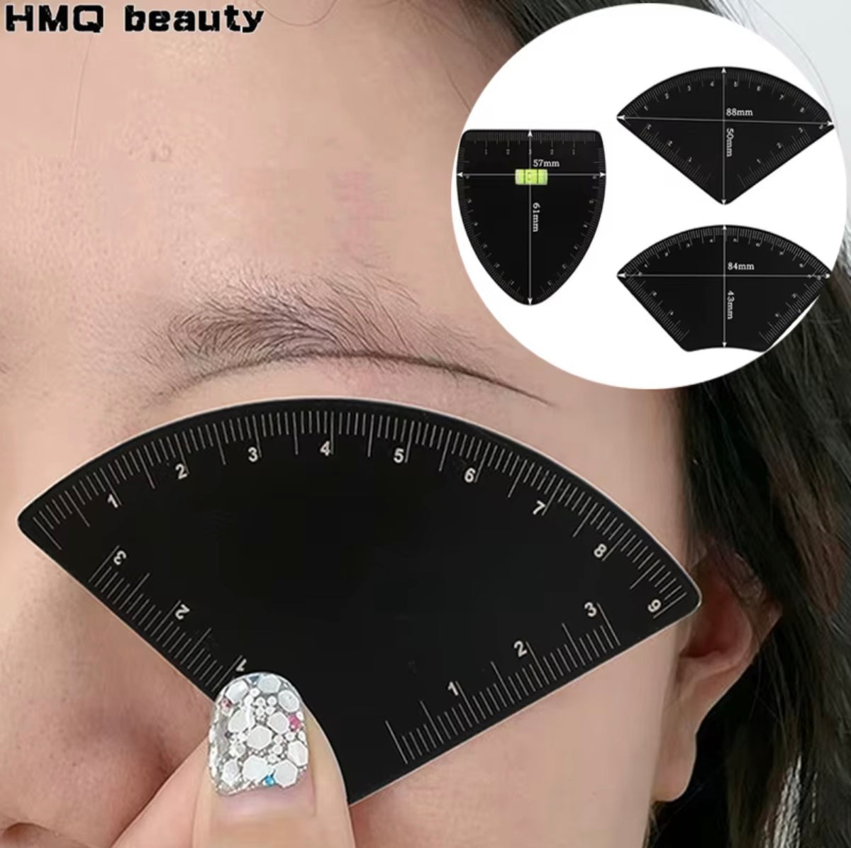 مسطرة الحواجب — Brow Mapping Ruler
